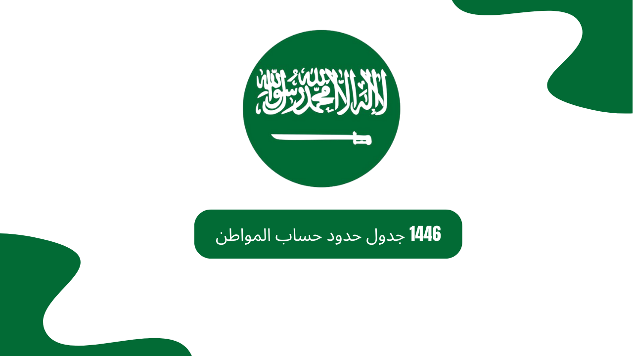 1446 جدول حدود حساب المواطن